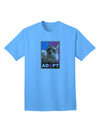 Adopt Cute Kitty Cat Adoption Adult T-Shirt-unisex t-shirt-TooLoud-Aquatic-Blue-Small-Davson Sales