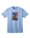 Adopt Cute Kitty Cat Adoption Adult T-Shirt-unisex t-shirt-TooLoud-Light-Blue-Small-Davson Sales