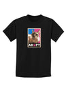 Adopt Cute Kitty Cat Adoption Childrens Dark T-Shirt-Childrens T-Shirt-TooLoud-Black-X-Small-Davson Sales