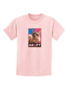 Adopt Cute Kitty Cat Adoption Childrens T-Shirt-Childrens T-Shirt-TooLoud-PalePink-X-Small-Davson Sales