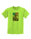 Adopt Cute Kitty Cat Adoption Childrens T-Shirt-Childrens T-Shirt-TooLoud-Lime-Green-X-Small-Davson Sales