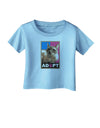 Adopt Cute Kitty Cat Adoption Infant T-Shirt-Infant T-Shirt-TooLoud-Aquatic-Blue-06-Months-Davson Sales