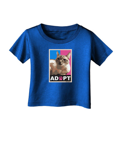 Adopt Cute Kitty Cat Adoption Infant T-Shirt Dark-Infant T-Shirt-TooLoud-Royal-Blue-06-Months-Davson Sales