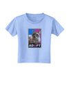 Adopt Cute Kitty Cat Adoption Toddler T-Shirt-Toddler T-Shirt-TooLoud-Aquatic-Blue-2T-Davson Sales