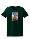 Adopt Cute Kitty Cat Adoption Womens Dark T-Shirt-TooLoud-Forest-Green-Small-Davson Sales