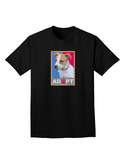 Adopt Cute Puppy Cat Adoption Adult Dark T-Shirt-Mens T-Shirt-TooLoud-Black-Small-Davson Sales