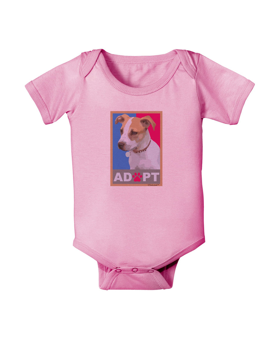 Adopt Cute Puppy Cat Adoption Baby Romper Bodysuit-Baby Romper-TooLoud-White-06-Months-Davson Sales