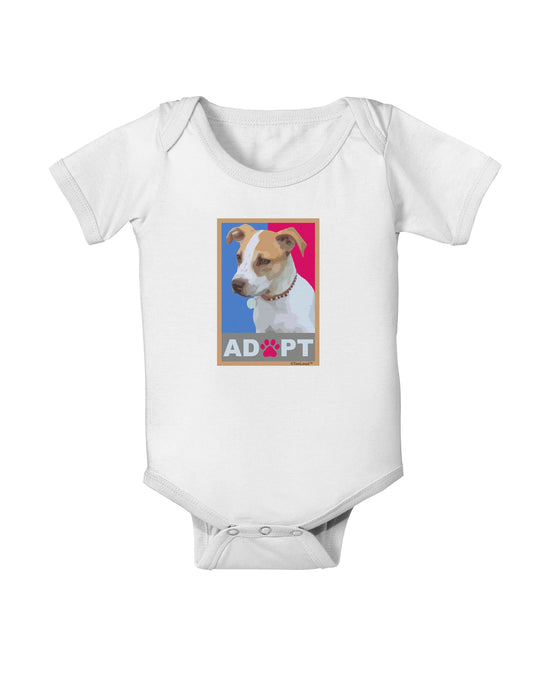 Adopt Cute Puppy Cat Adoption Baby Romper Bodysuit-Baby Romper-TooLoud-White-06-Months-Davson Sales