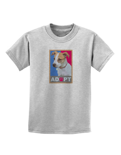 Adopt Cute Puppy Cat Adoption Childrens T-Shirt-Childrens T-Shirt-TooLoud-AshGray-X-Small-Davson Sales