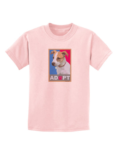 Adopt Cute Puppy Cat Adoption Childrens T-Shirt-Childrens T-Shirt-TooLoud-PalePink-X-Small-Davson Sales