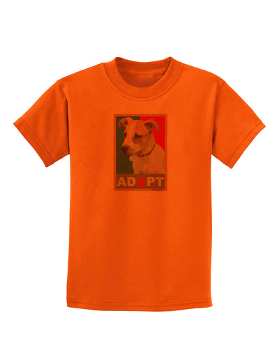 Adopt Cute Puppy Cat Adoption Childrens T-Shirt-Childrens T-Shirt-TooLoud-Orange-X-Small-Davson Sales