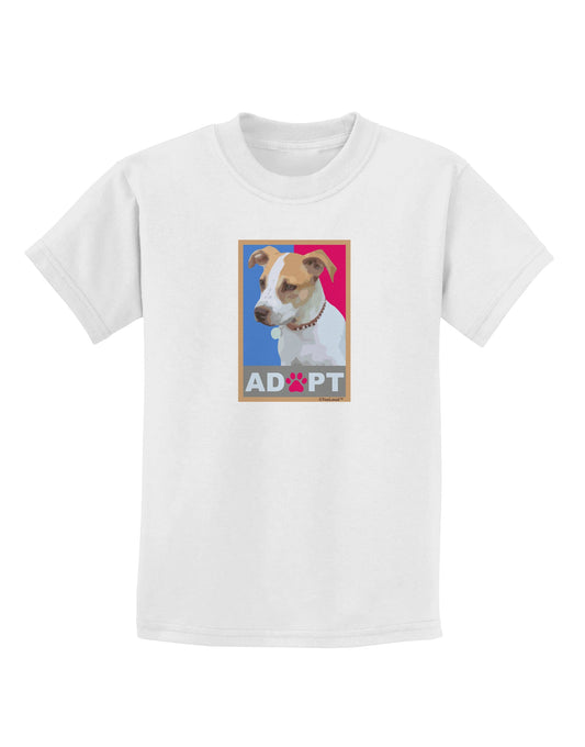 Adopt Cute Puppy Cat Adoption Childrens T-Shirt-Childrens T-Shirt-TooLoud-White-X-Small-Davson Sales