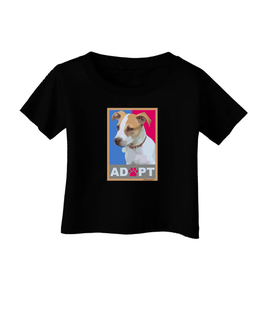 Adopt Cute Puppy Cat Adoption Infant T-Shirt Dark-Infant T-Shirt-TooLoud-Black-06-Months-Davson Sales