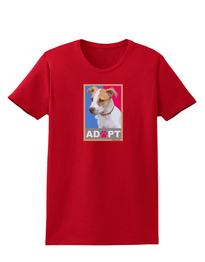 Adopt Cute Puppy Cat Adoption Womens Dark T-Shirt-TooLoud-Red-X-Small-Davson Sales