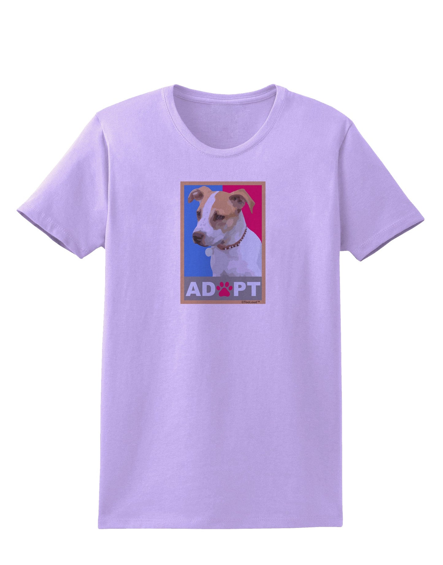 Adopt Cute Puppy Cat Adoption Womens T-Shirt-Womens T-Shirt-TooLoud-Lavender-X-Small-Davson Sales