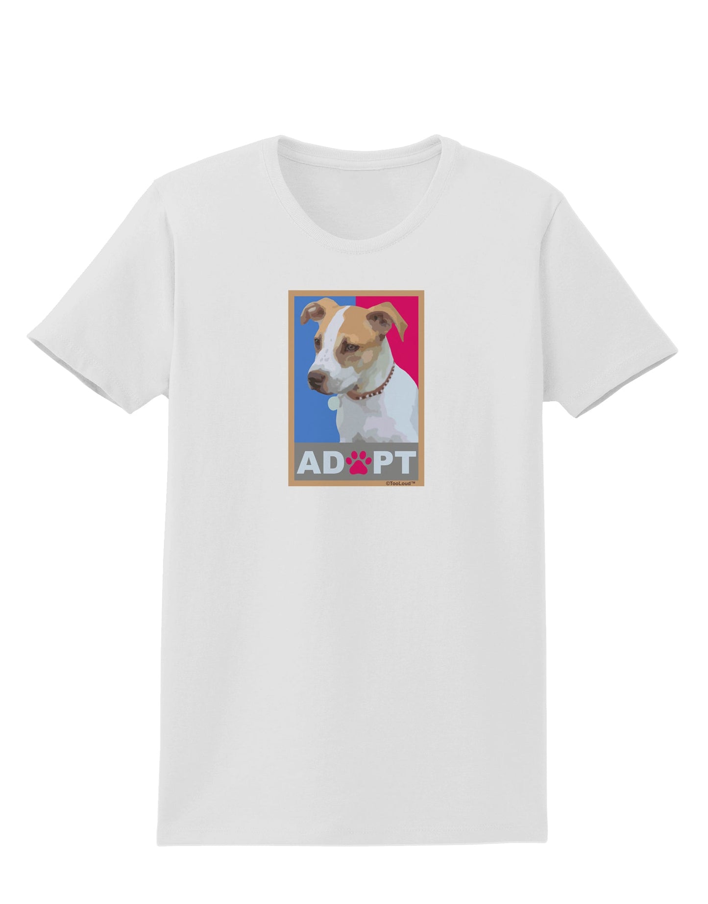 Adopt Cute Puppy Cat Adoption Womens T-Shirt-Womens T-Shirt-TooLoud-White-X-Small-Davson Sales