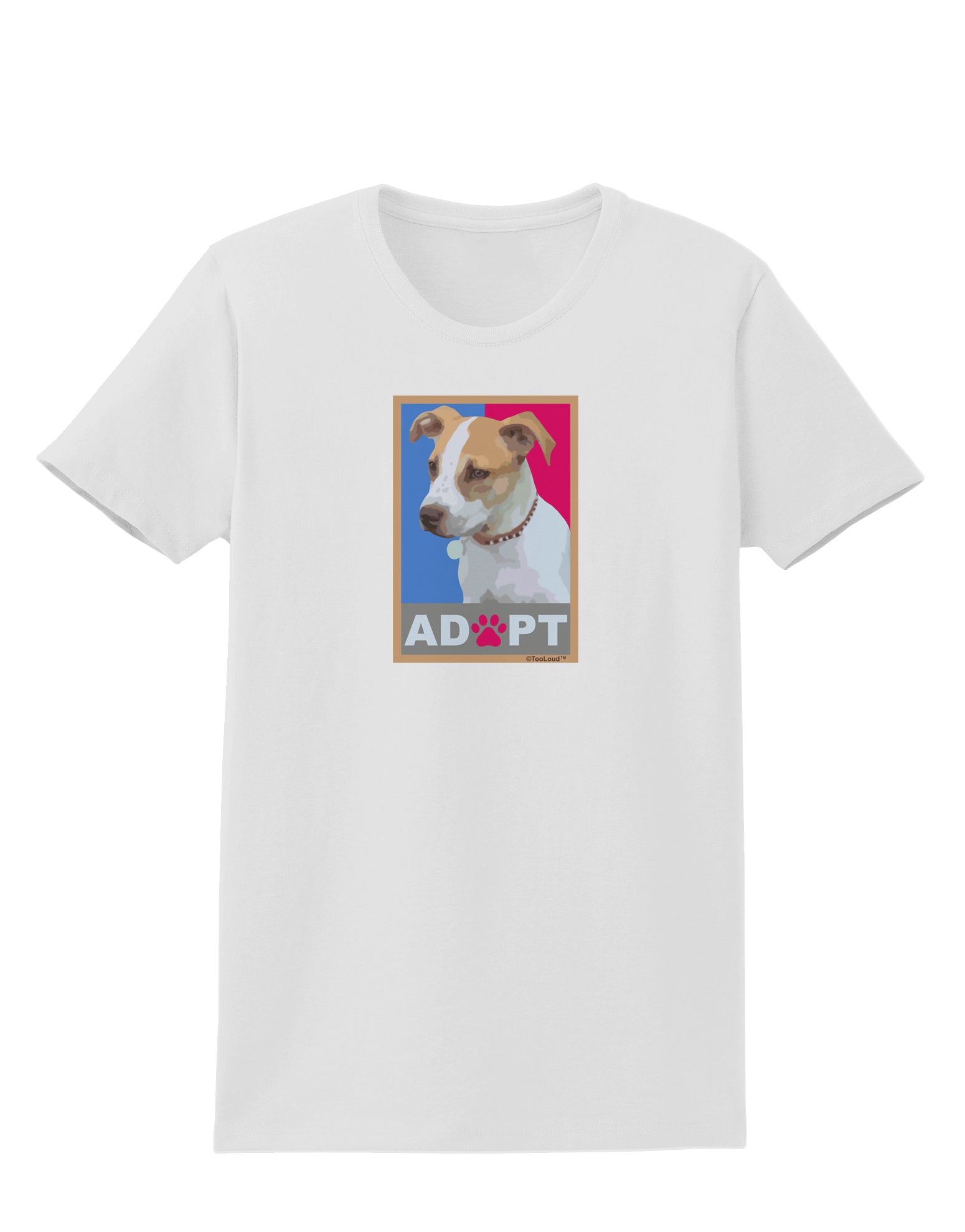 Adopt Cute Puppy Cat Adoption Womens T-Shirt-Womens T-Shirt-TooLoud-White-X-Small-Davson Sales