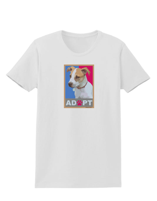 Adopt Cute Puppy Cat Adoption Womens T-Shirt-Womens T-Shirt-TooLoud-White-X-Small-Davson Sales