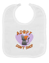Adopt Don't Shop Cute Kitty Baby Bib