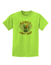 Adopt Don't Shop Cute Kitty Childrens T-Shirt-Childrens T-Shirt-TooLoud-Lime-Green-X-Small-Davson Sales