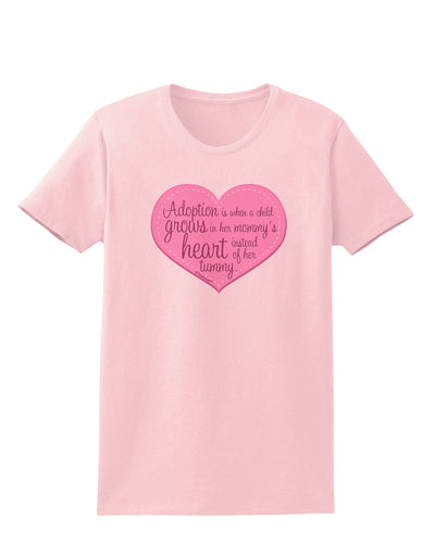 Adoption is When - Mom and Daughter Quote Womens T-Shirt by TooLoud-Womens T-Shirt-TooLoud-PalePink-X-Small-Davson Sales