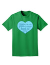 Adoption is When - Mom and Son Quote Adult Dark T-Shirt by TooLoud-Mens T-Shirt-TooLoud-Kelly-Green-Small-Davson Sales