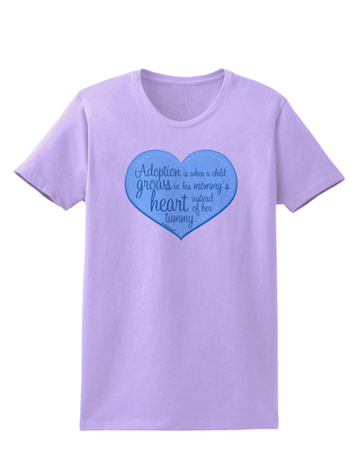 Adoption is When - Mom and Son Quote Womens T-Shirt by TooLoud-Womens T-Shirt-TooLoud-Lavender-X-Small-Davson Sales