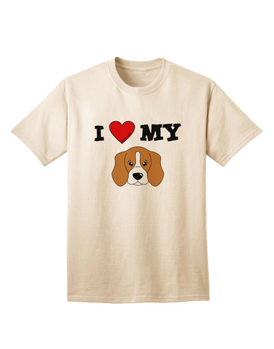 Adorable Beagle Dog Adult T-Shirt - A Must-Have for Dog Lovers, by TooLoud-Mens T-shirts-TooLoud-Natural-Small-Davson Sales