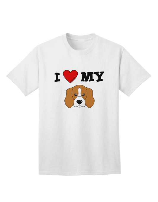 Adorable Beagle Dog Adult T-Shirt - A Must-Have for Dog Lovers, by TooLoud-Mens T-shirts-TooLoud-White-Small-Davson Sales