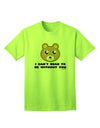 Adorable Bear Adult T-Shirt by TooLoud - A Must-Have for Your Wardrobe-Mens T-shirts-TooLoud-Neon-Green-Small-Davson Sales