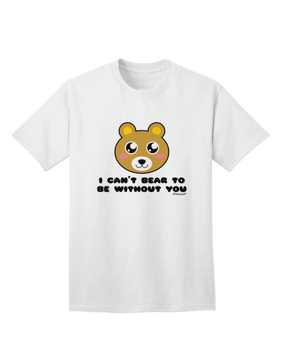 Adorable Bear Adult T-Shirt by TooLoud - A Must-Have for Your Wardrobe-Mens T-shirts-TooLoud-White-Small-Davson Sales