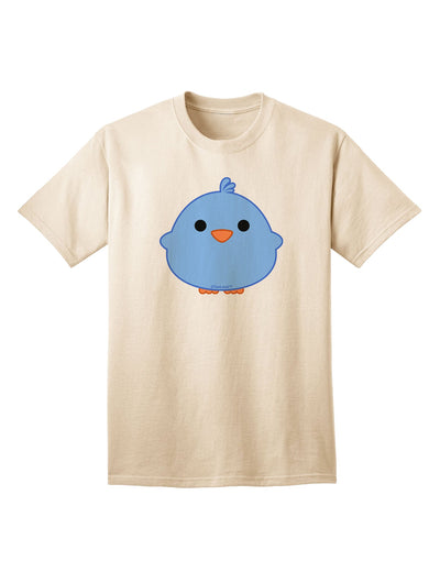 Adorable Blue Adult T-Shirt featuring the Cute Little Chick design by TooLoud-Mens T-shirts-TooLoud-Natural-Small-Davson Sales
