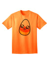 Adorable Boy's Candy Corn Family Halloween Adult T-Shirt - Perfect for Festive Celebrations-Mens T-shirts-TooLoud-Neon-Orange-Small-Davson Sales