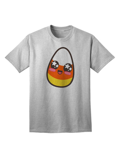 Adorable Boy's Candy Corn Family Halloween Adult T-Shirt - Perfect for Festive Celebrations-Mens T-shirts-TooLoud-AshGray-Small-Davson Sales
