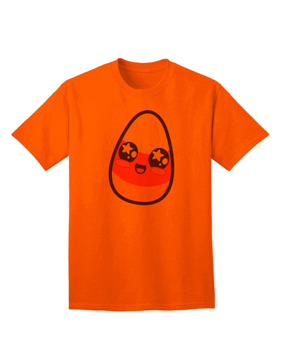 Adorable Boy's Candy Corn Family Halloween Adult T-Shirt - Perfect for Festive Celebrations-Mens T-shirts-TooLoud-Orange-Small-Davson Sales