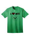 Adorable Bulldog-Themed White Adult T-Shirt by TooLoud - A Must-Have for Dog Lovers-Mens T-shirts-TooLoud-Kelly-Green-Small-Davson Sales