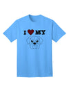 Adorable Bulldog-Themed White Adult T-Shirt by TooLoud - A Must-Have for Dog Lovers-Mens T-shirts-TooLoud-Aquatic-Blue-Small-Davson Sales