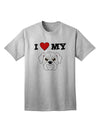 Adorable Bulldog-Themed White Adult T-Shirt by TooLoud - A Must-Have for Dog Lovers-Mens T-shirts-TooLoud-AshGray-Small-Davson Sales