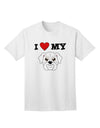 Adorable Bulldog-Themed White Adult T-Shirt by TooLoud - A Must-Have for Dog Lovers-Mens T-shirts-TooLoud-White-Small-Davson Sales