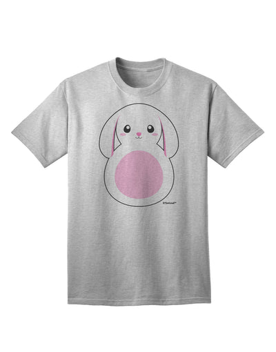 Adorable Bunny with Delicate Floppy Ears - Pink Adult T-Shirt offered by TooLoud-Mens T-shirts-TooLoud-AshGray-Small-Davson Sales