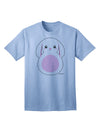 Adorable Bunny with Delicate Floppy Ears - Pink Adult T-Shirt offered by TooLoud-Mens T-shirts-TooLoud-Light-Blue-Small-Davson Sales