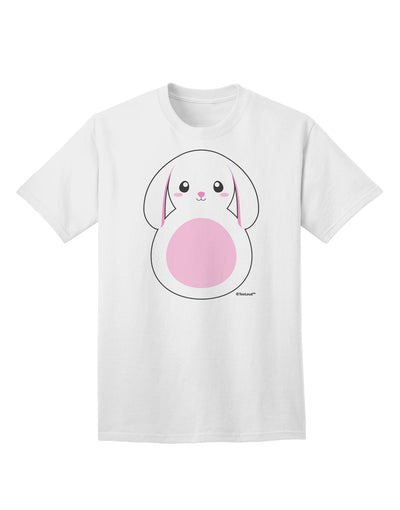 Adorable Bunny with Delicate Floppy Ears - Pink Adult T-Shirt offered by TooLoud-Mens T-shirts-TooLoud-White-Small-Davson Sales