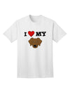 Adorable Chocolate Labrador Retriever Dog Adult T-Shirt - A Must-Have for Dog Lovers-Mens T-shirts-TooLoud-White-Small-Davson Sales