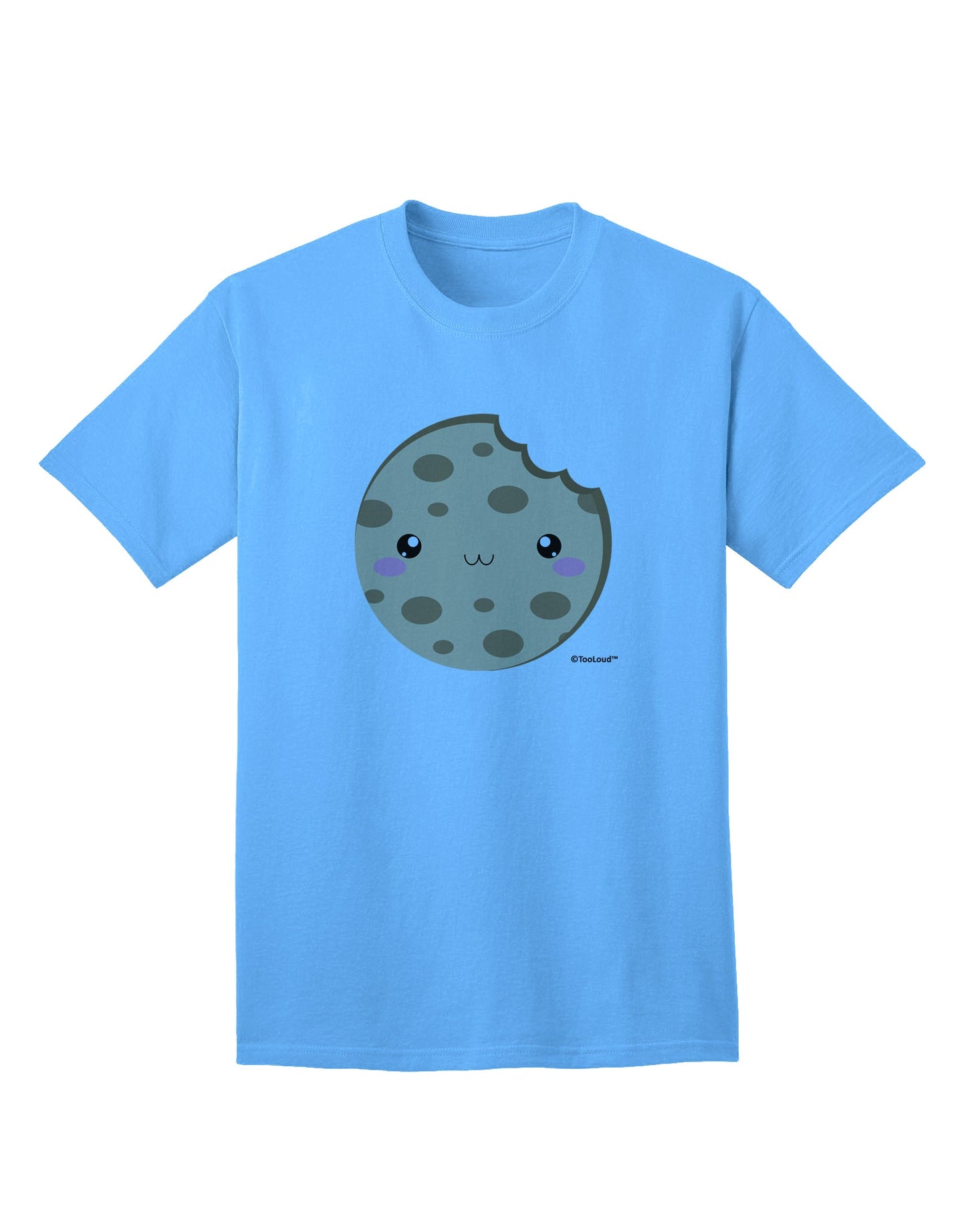 Adorable Coordinated Milk and Cookie Design - Cookie Adult T-Shirt by TooLoud-Mens T-shirts-TooLoud-Aquatic-Blue-Small-Davson Sales