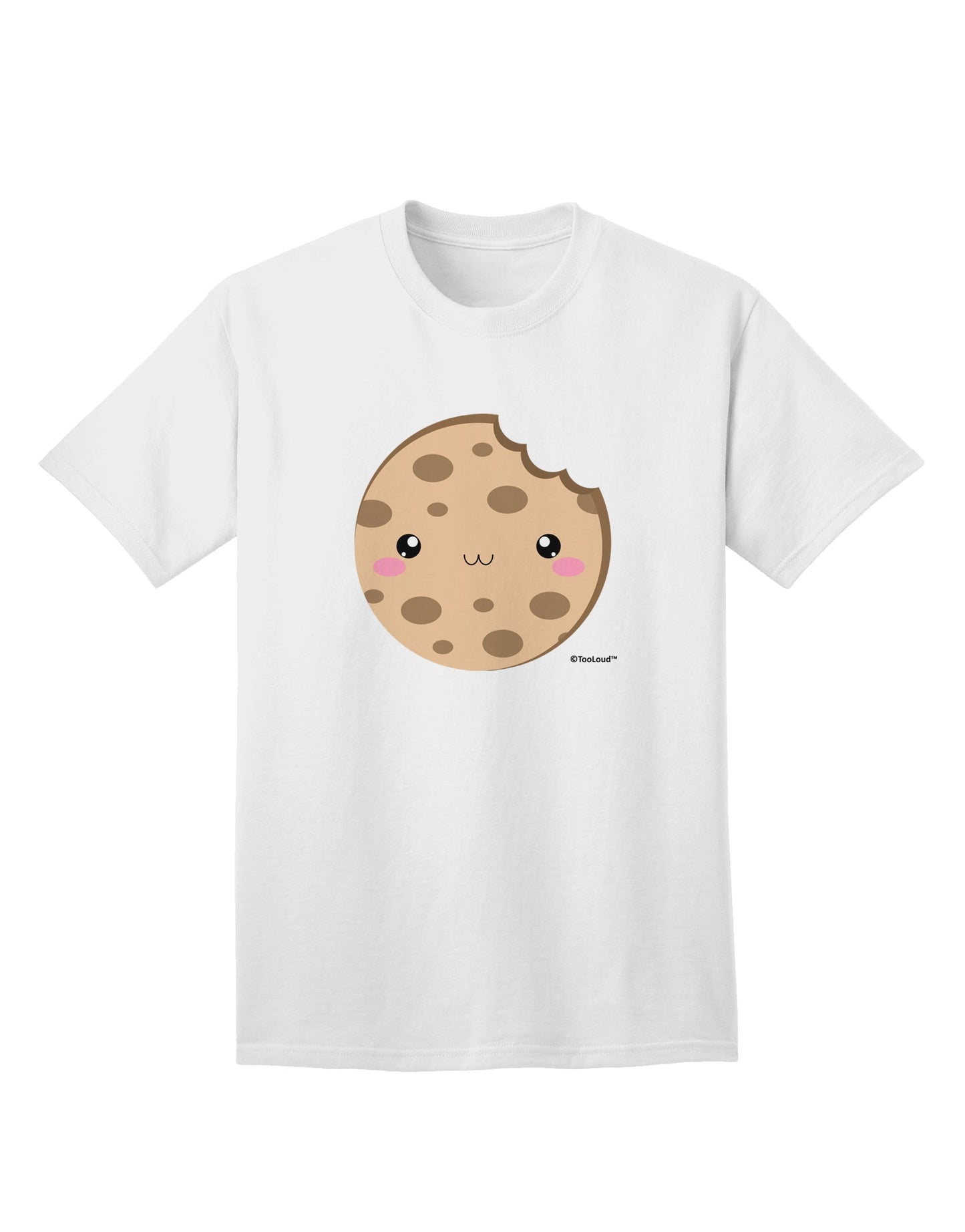Adorable Coordinated Milk and Cookie Design - Cookie Adult T-Shirt by TooLoud-Mens T-shirts-TooLoud-White-Small-Davson Sales