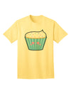 Adorable Cupcake with Sprinkles - Heart Eyes Adult T-Shirt by TooLoud-Mens T-shirts-TooLoud-Yellow-Small-Davson Sales
