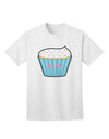 Adorable Cupcake with Sprinkles - Heart Eyes Adult T-Shirt by TooLoud-Mens T-shirts-TooLoud-White-Small-Davson Sales
