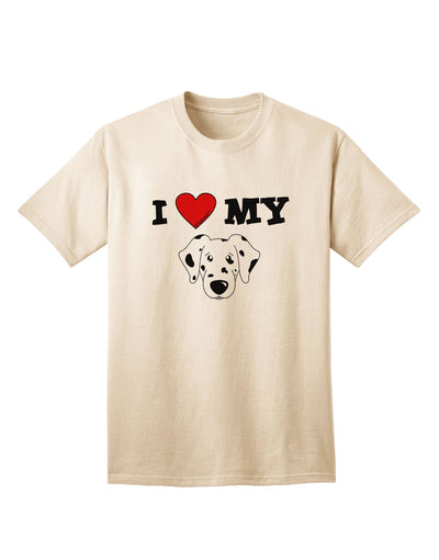 Adorable Dalmatian Dog Adult T-Shirt - A Must-Have for Dog Lovers, by TooLoud-Mens T-shirts-TooLoud-Natural-Small-Davson Sales