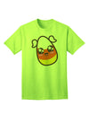 Adorable Girl's Candy Corn Family Halloween - Adult T-Shirt Collection-Mens T-shirts-TooLoud-Neon-Green-Small-Davson Sales