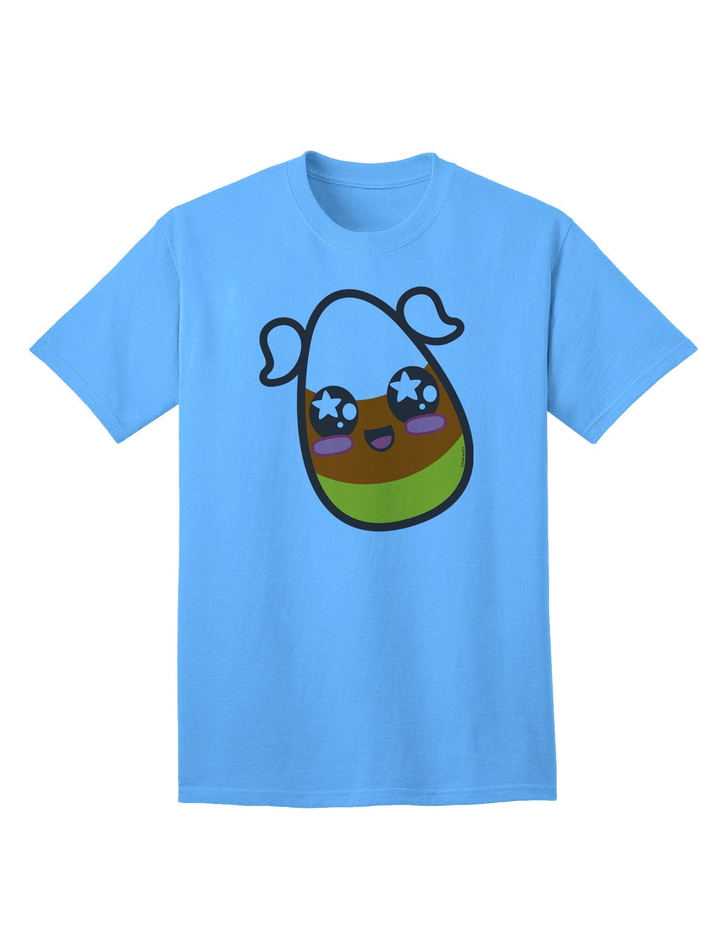 Adorable Girl's Candy Corn Family Halloween - Adult T-Shirt Collection-Mens T-shirts-TooLoud-Aquatic-Blue-Small-Davson Sales